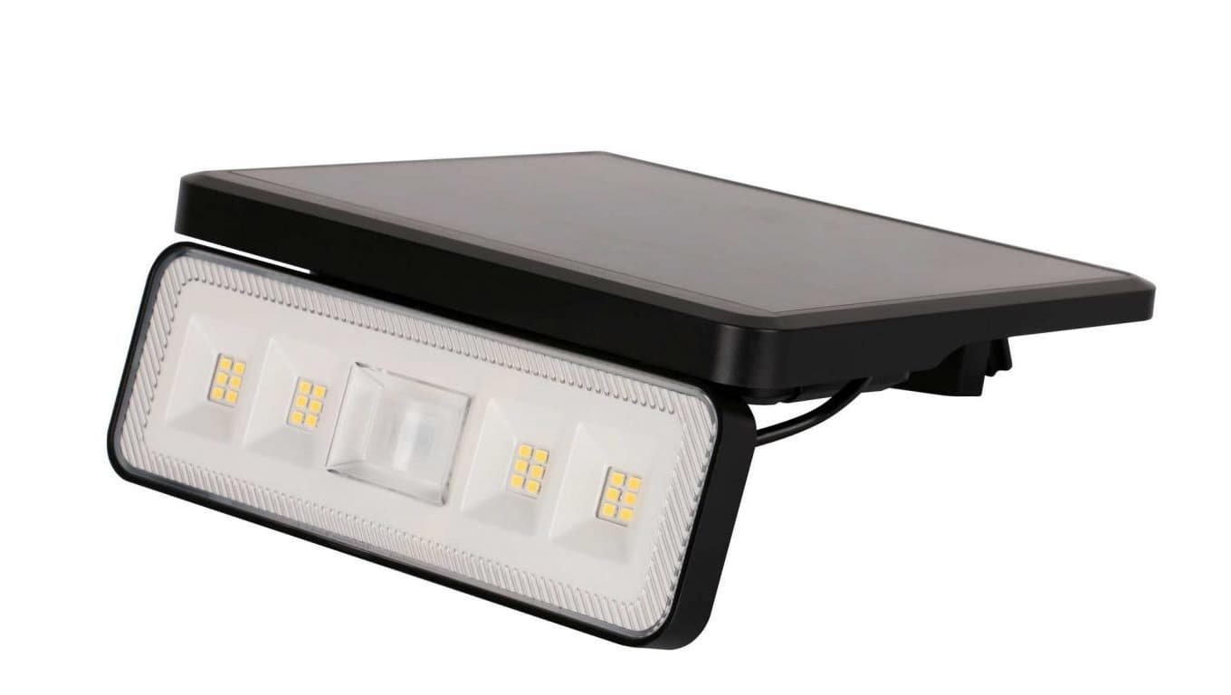 EXPOS SOLAR PIR 24LED NW 1000lm - Oprawa Solarna LED z czujnikiem ruchu PIR GXSO022