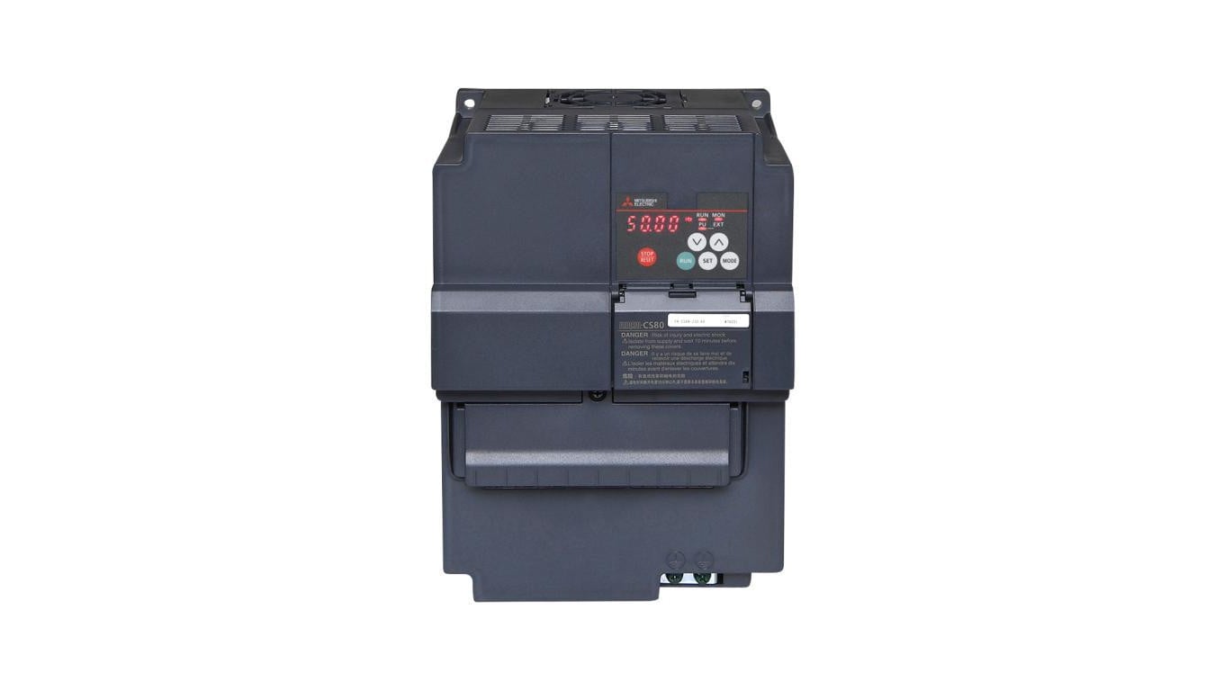 Falownik Moc znamionowa: 11 kW 3x380-480 V Prąd znamionowy: 23 A IP20 FR-CS84-230-60