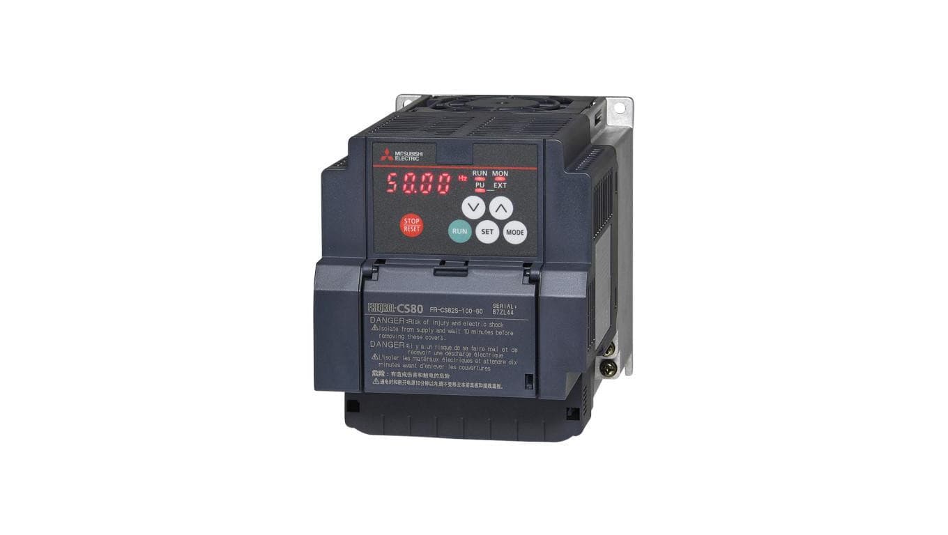 Falownik Moc znamionowa: 2,2 kW 1x200-240 V Prąd znamionowy: 10 A IP20 FR-CS82S-100-60