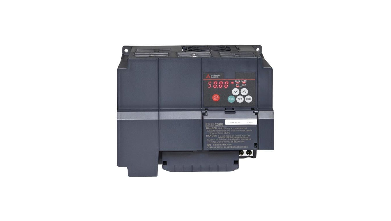 Falownik Moc znamionowa: 7,5 kW 3x380-480 V Prąd znamionowy: 16 A IP20 FR-CS84-160-60