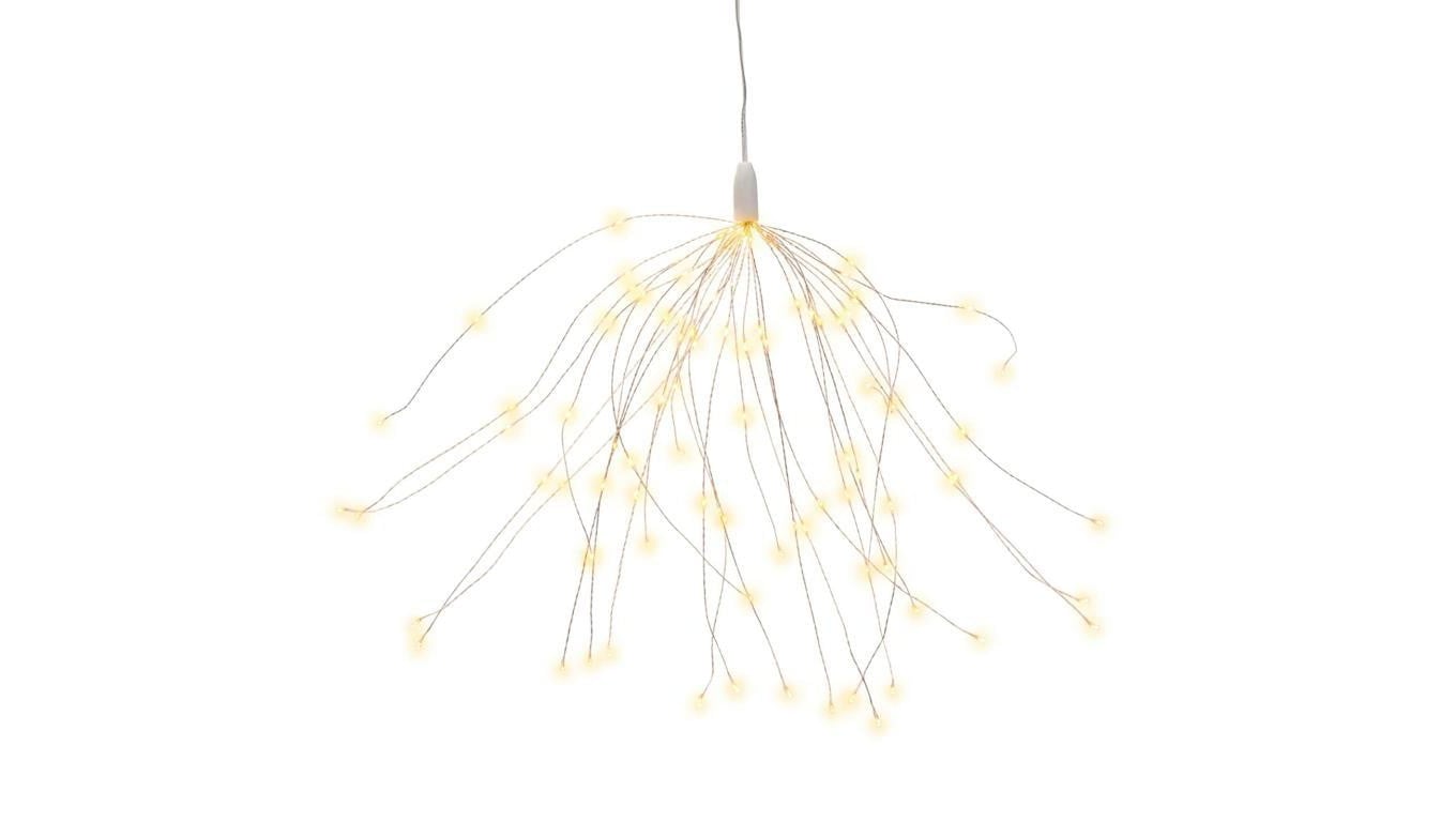 Girlanda Solarna Ogrodowa LUMILED Dmuchawiec Dekoracyjna 450LED 3.8m 3000K Ciepła + Pilot SALAL