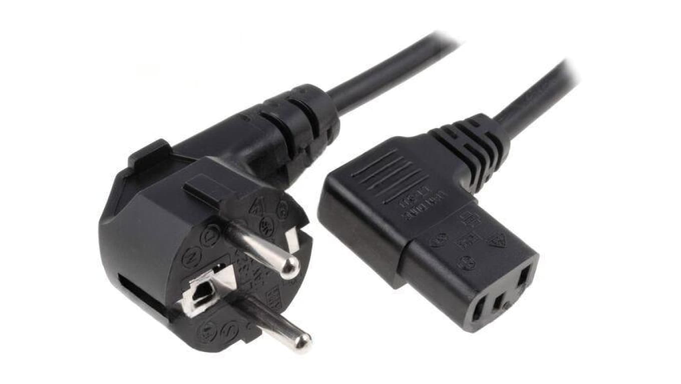 Kabel: 3x1mm2, 5m, 10A, 250V LT322+511 H05VV-F 3X1.0 5.0M BLK