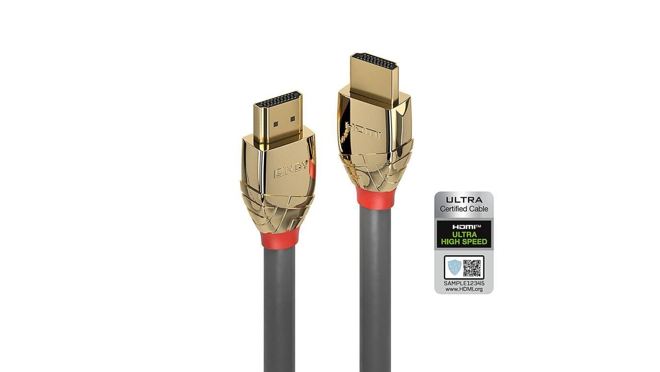 Kabel HDMI 3m Ultra High Speed, Gold Line