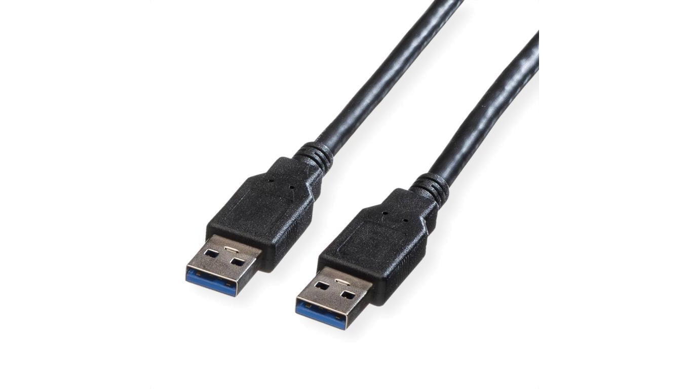 Kabel ROLINE USB 3.2 Gen 1, typ A-A, czarny, 1,8 m