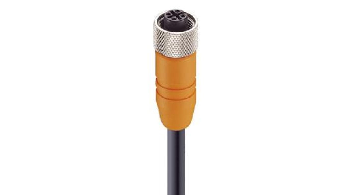 Kabel konfekcjonowany jednostronnie złącze M12 żeńskie proste z gwintowanym połączeniem 5-PINowe PUR RKTS 5-298/15 M