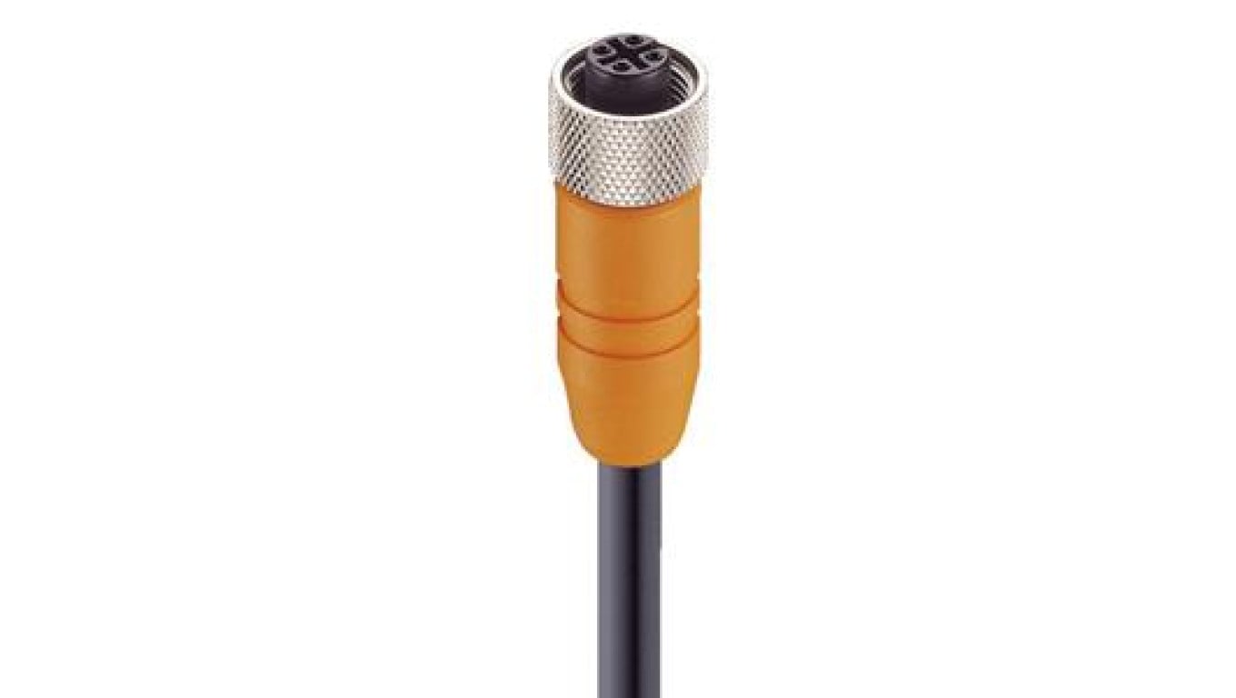 Kabel konfekcjonowany jednostronnie złącze M12 żeńskie proste z gwintowanym połączeniem 5-PINowe PUR RKTS 5-298/15 M