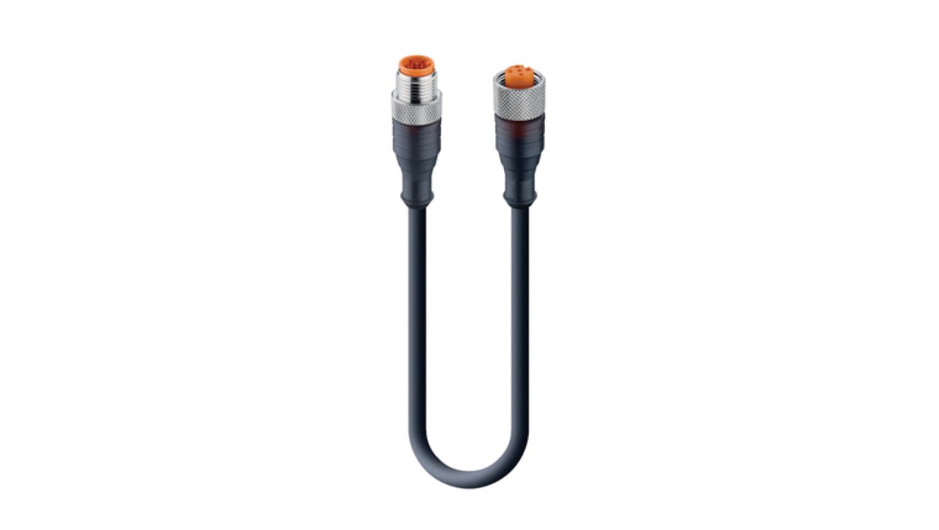 Kabel konfekcjonowany obustronnie zakończony złącza M12 5-PIN męskie/żeńskie proste RST 5-RKT 5-228/2 M