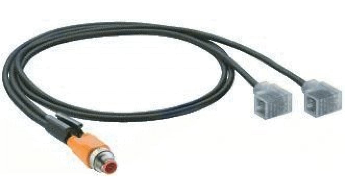 Kabel konfekcjonowany sensor/aktuator obustronny M12 męski prosty 4-pin 2xDIN typ C z kablem 0,6m ASB 2-VCD 1A-1-3-15/0,6 M
