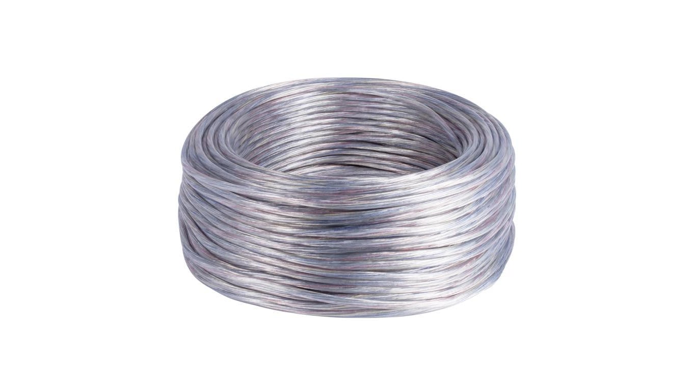 Kabel mieszkaniowy OMY / H03VV-F 3x1,5mm2 transparentny 300/300V giętki linka Alkri /100m/