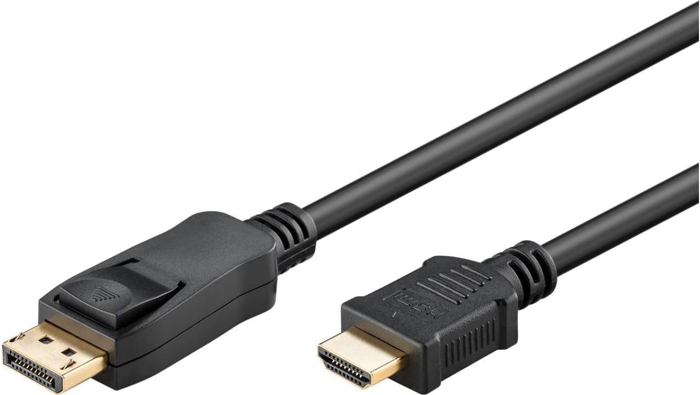 Kabel przejściowy DisplayPort/HDMI™, pozłacany - Długość kabla 2 m