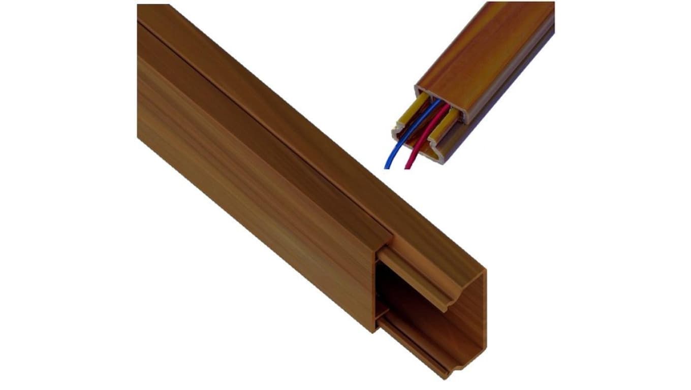 Kanał kablowy korytko elektroinstalacyjne MKE 25x40mm Drewno Ciemne 2m 1szt