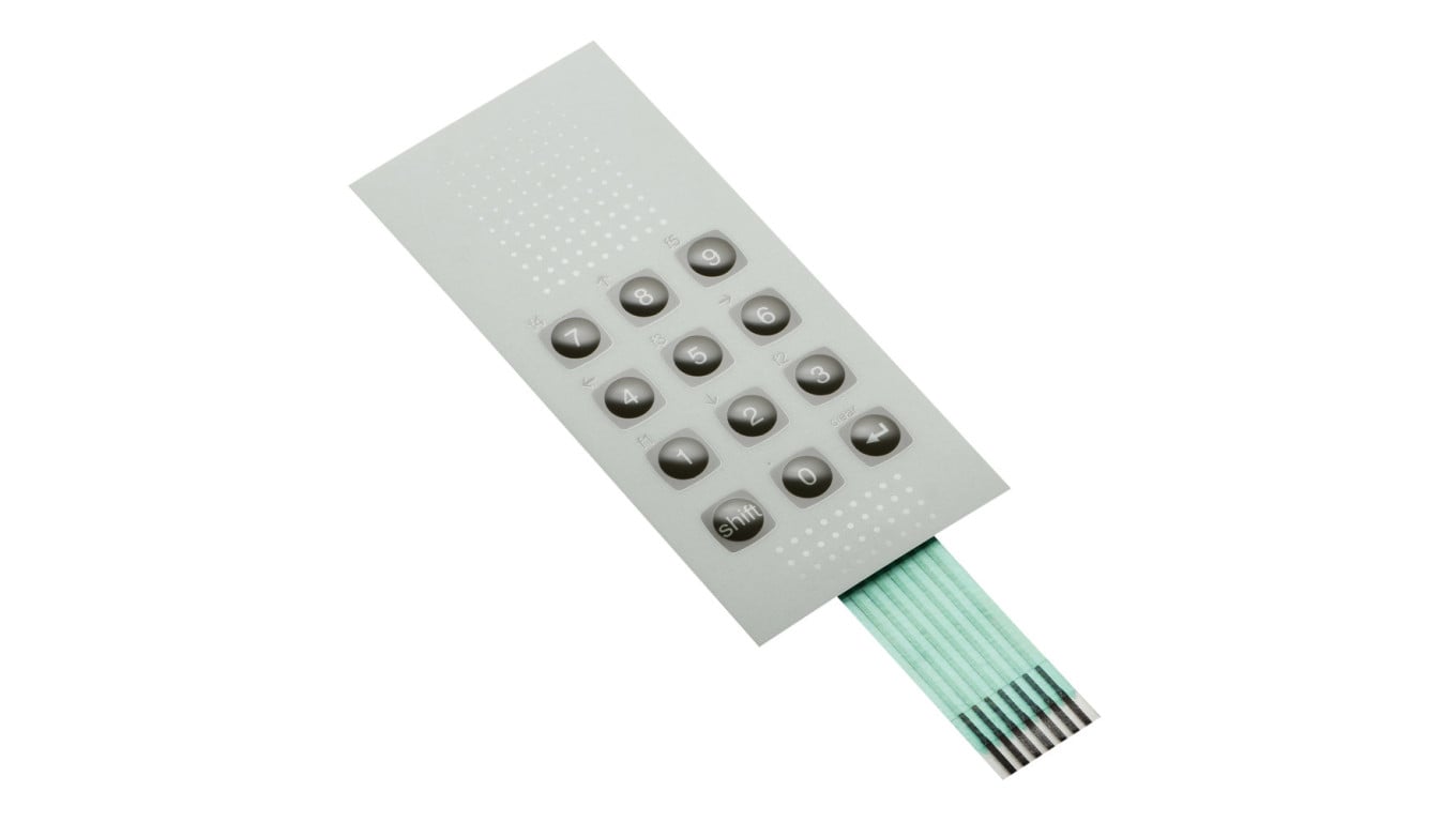 Klawiatura STD 3x4-7 pinowa.2 kwadrat kl - STD 34-07.2