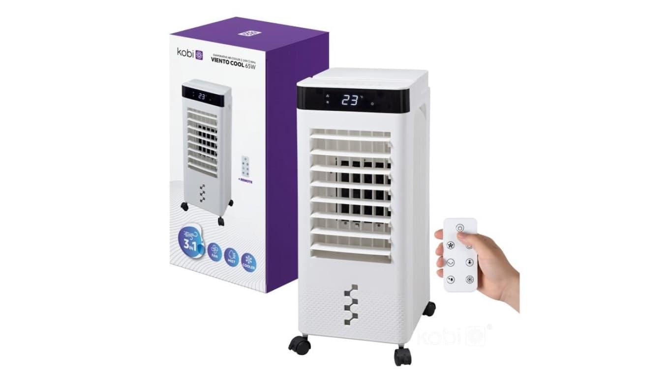 Klimator ewaporacyjny VIENTO COOL 65W biały - 3 funkcje w jednym urządzeniu