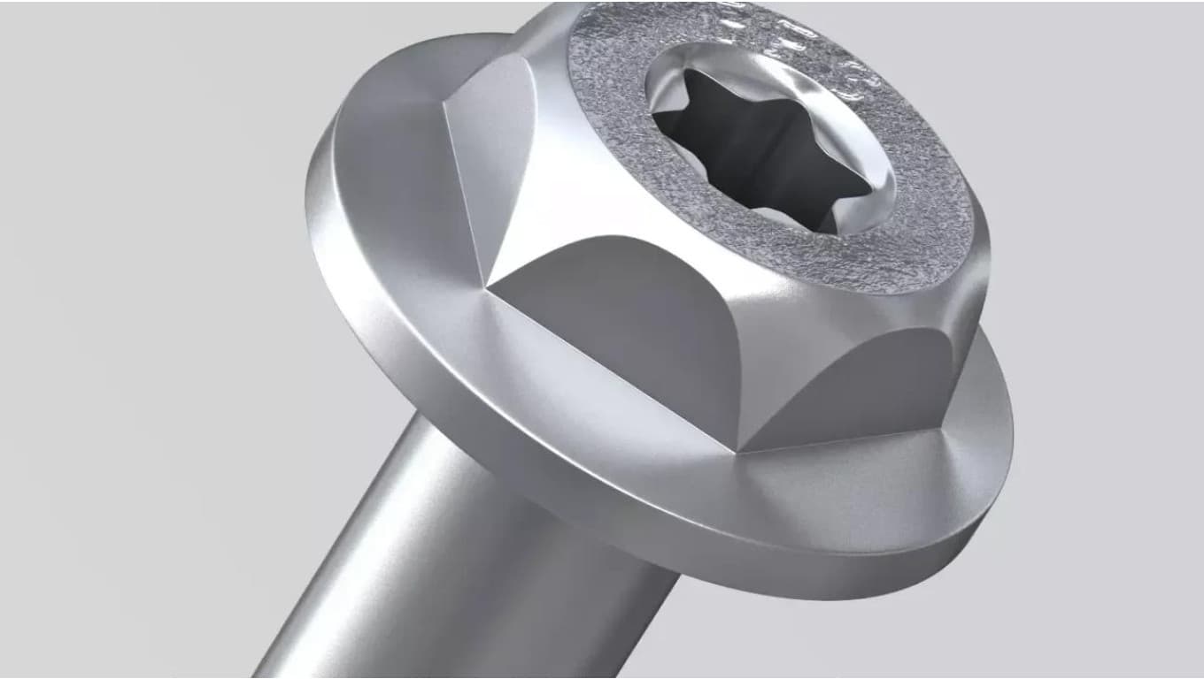 Kołki rozporowe ramowe R-FFS z krótką strefą rozporu 10x80mm z ocynkowanym wkrętem z łbem sześciokątnym i gniazdem TORX 50szt