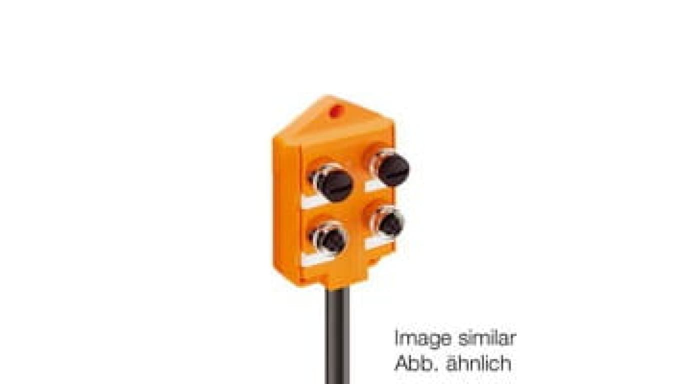 Koncentrator aktuator/sensor z wskaźnikami LED górne porty 4-portowy gniazda M12 4-PINowy ASB 4/LED 5-4-328/10 M