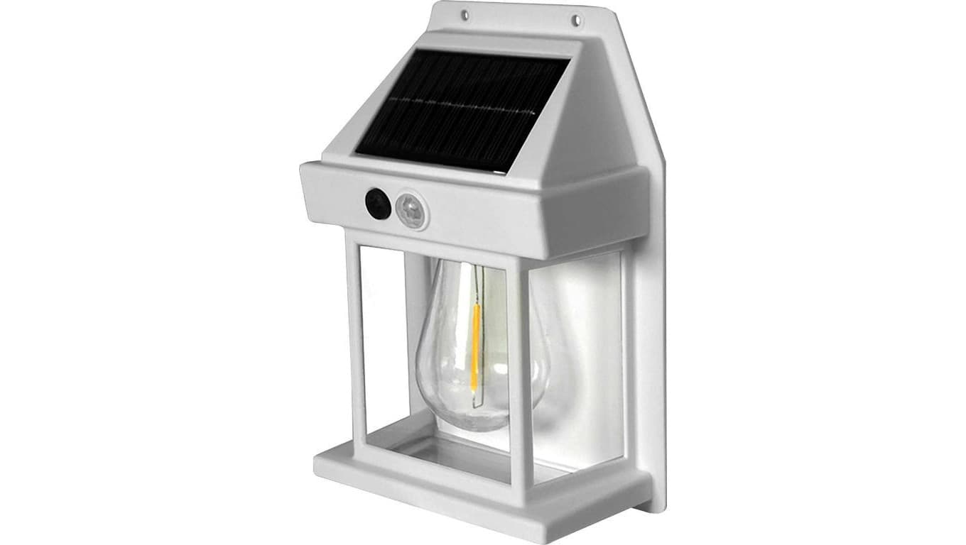 LANTER SOLAR W NW 100lm - Kinkiet LED elewacyjny SOLAR z czujnikiem ruchu PIR GXSO025