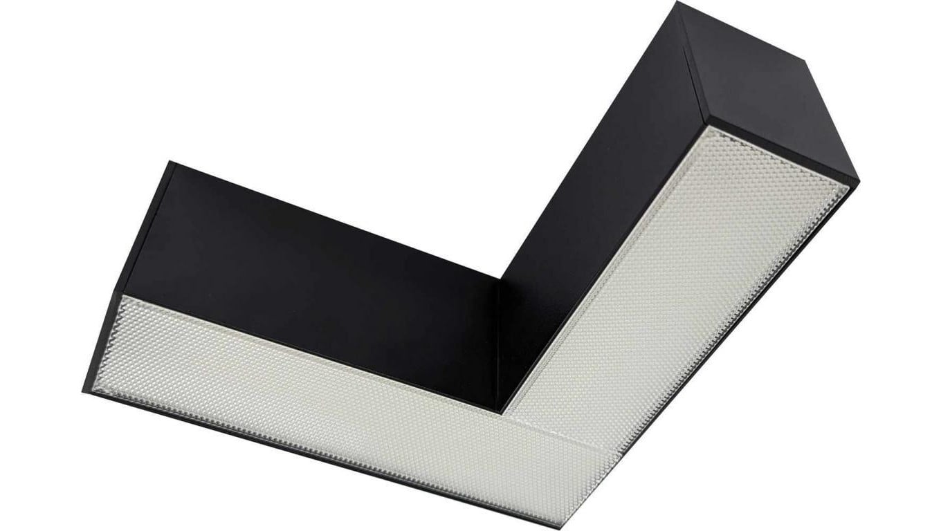 LINIK 12W Black PR NW - type L 1550/1950lm - łącznik typu L GXLS428