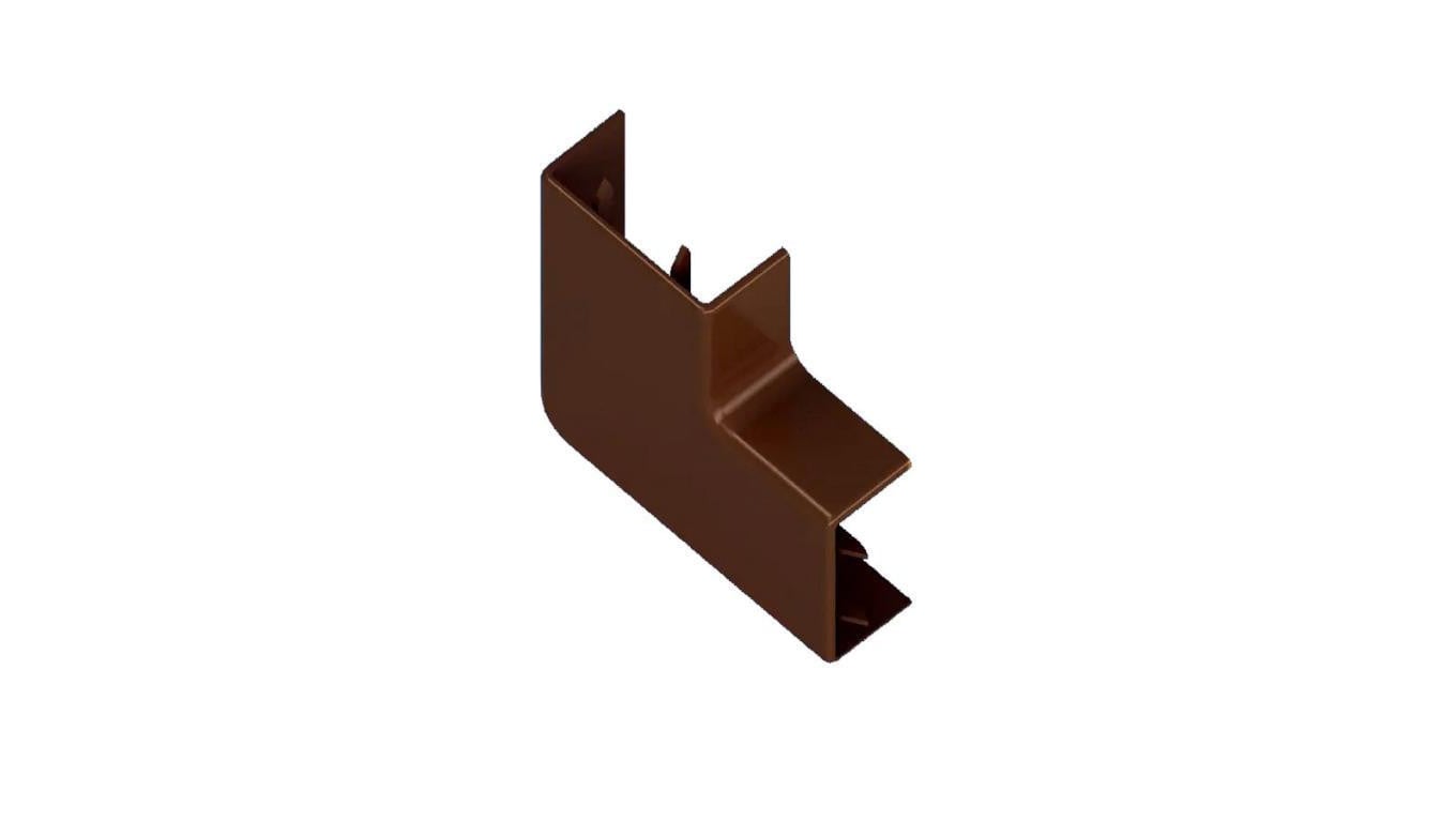Łącznik kątowy do kanałów kablowych 15x32mm Drewno Ciemne 1szt AKS Zielonka