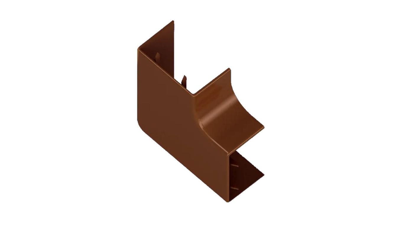 Łącznik kątowy do kanału kablowego 40x40mm Drewno Ciemne 1szt. AKS Zielonka