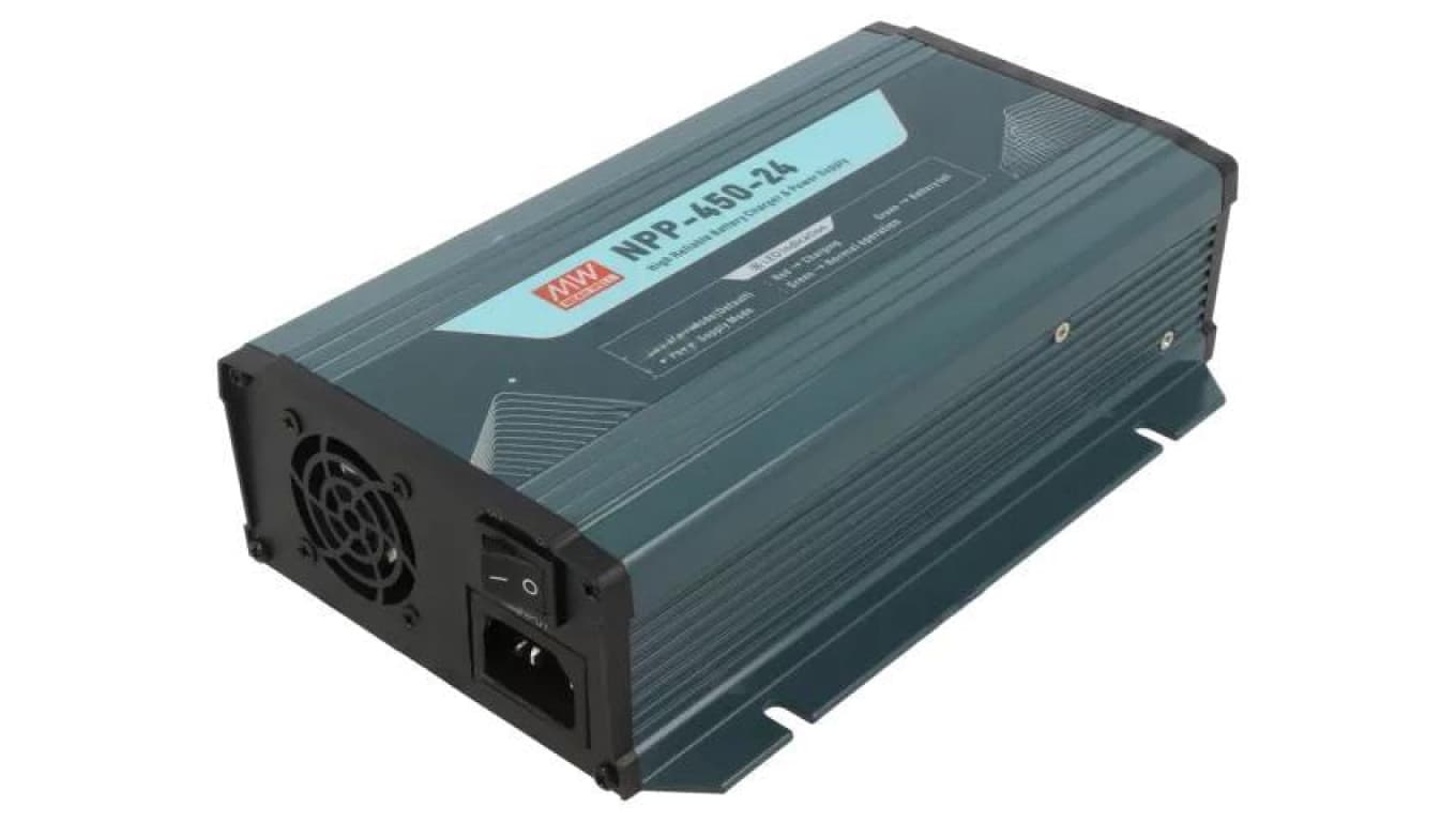 Ładowarka do akumulatorów, GEL, kwasowo-ołowiowy, 13,5A, 45...155Ah, 27,6VDC NPP-450-24