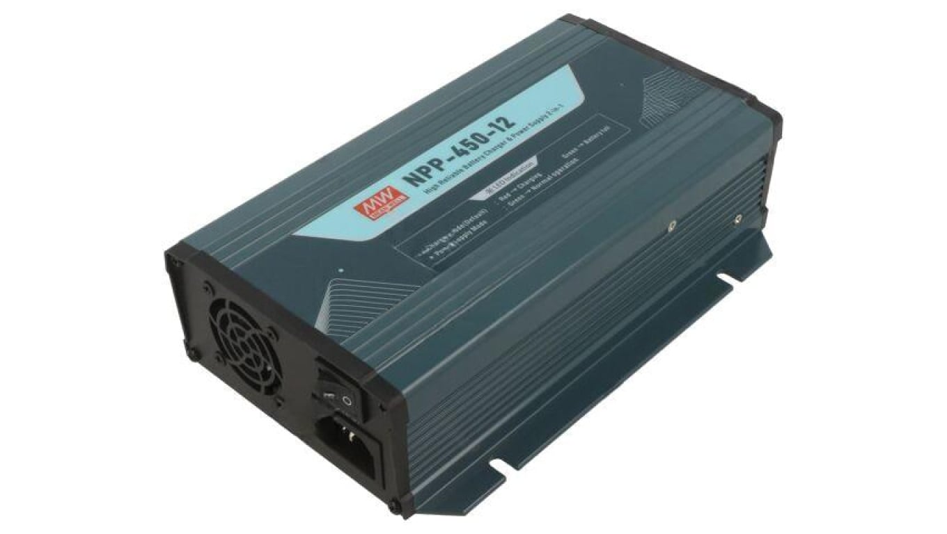 Ładowarka do akumulatorów, GEL, kwasowo-ołowiowy, 25A, 90...300Ah, 13,8VDC NPP-450-12