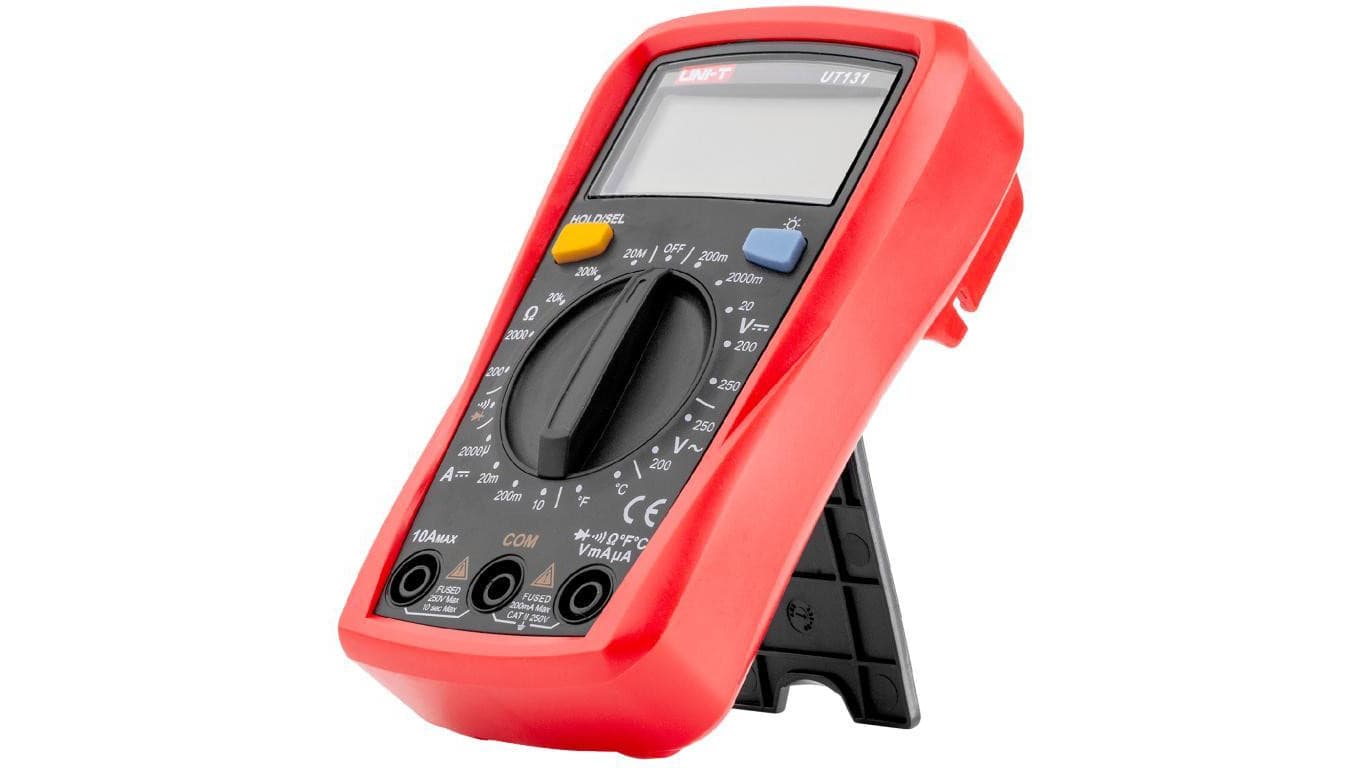 Miernik uniwersalny z pomiarem temperatury multimetr cyfrowy z wyświetlaczem LCD UNI-T UT131C