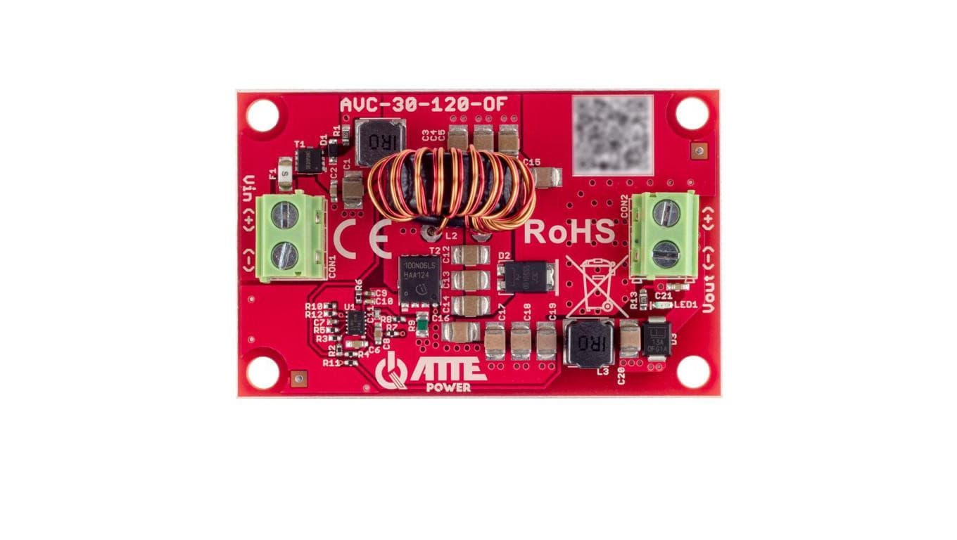 Moduł do zasilania rejestratora, przetwornica DC/DC 12V IP20 ATTE