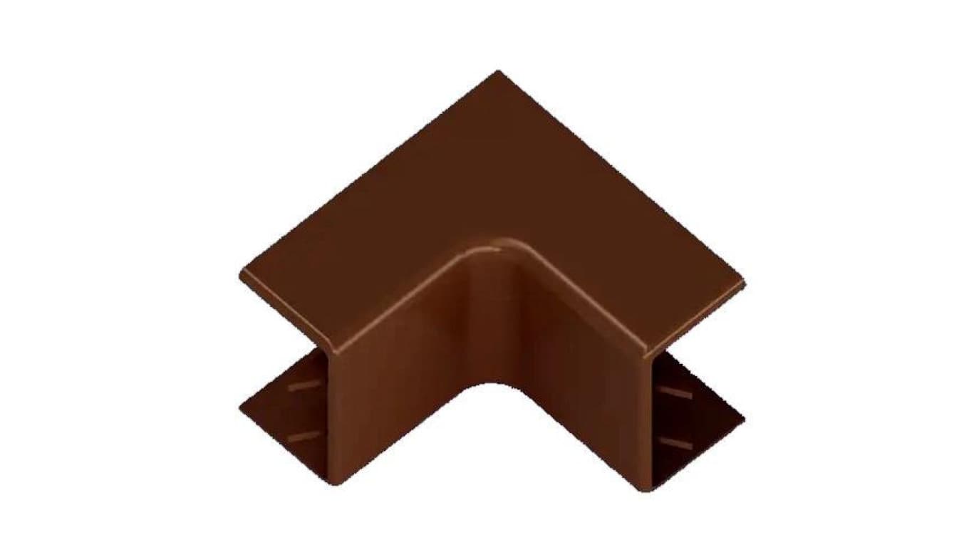 Narożnik wewnętrzny do kanału kablowego 15x32mm Drewno Ciemne 1 szt. AKS