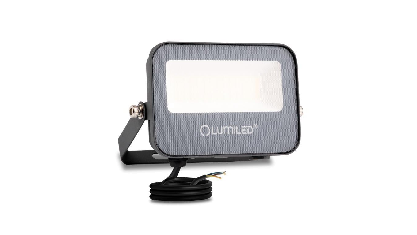 Naświetlacz LED LUMILED TRINOX 20W 2000lm CCT IP66 Szary Klasa F 3 Lata Gwarancji