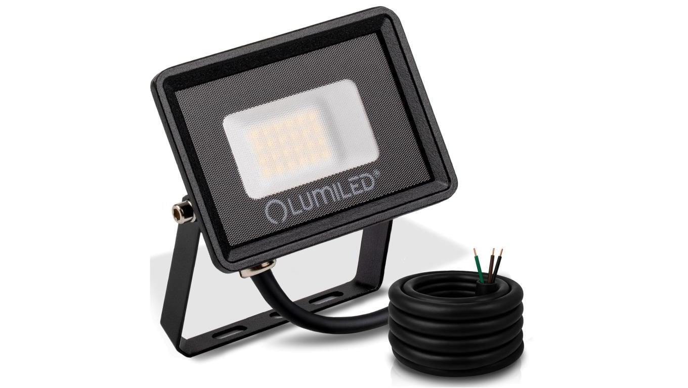 Naświetlacz LED LUMILED ZONER 20W 1800LM 4000K IP65 Czarny Klasa F 3 Lata Gwarancji