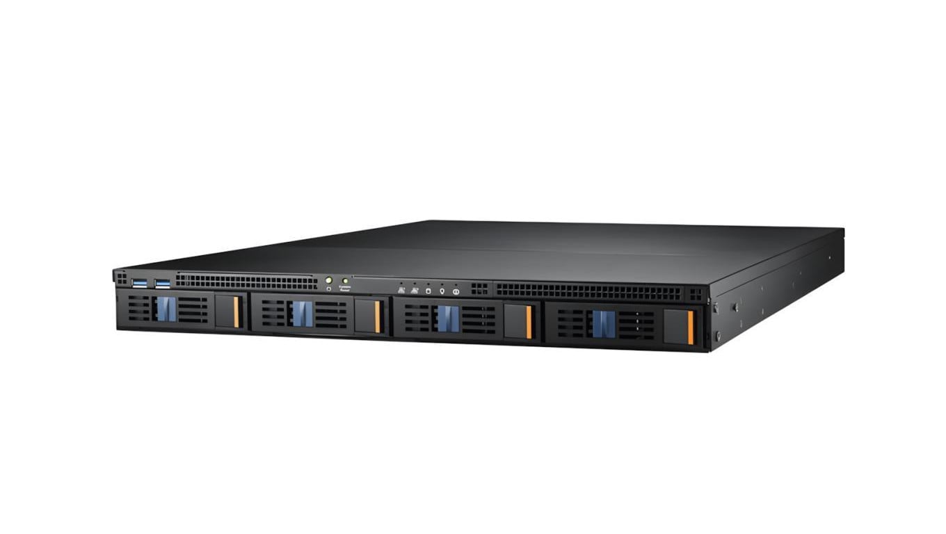 Obudowa 1U Storage dla microATX/ATX, 4x hot-swap, single AC 500W
