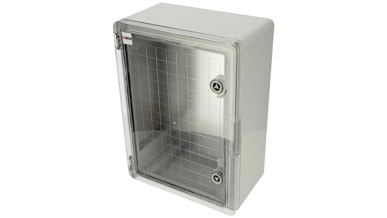 Obudowa standardowa ABS 600x400x200 z ocynkowaną płytą montażową (z przeźroczystymi drzwiami) 800.701.005 HOROZ