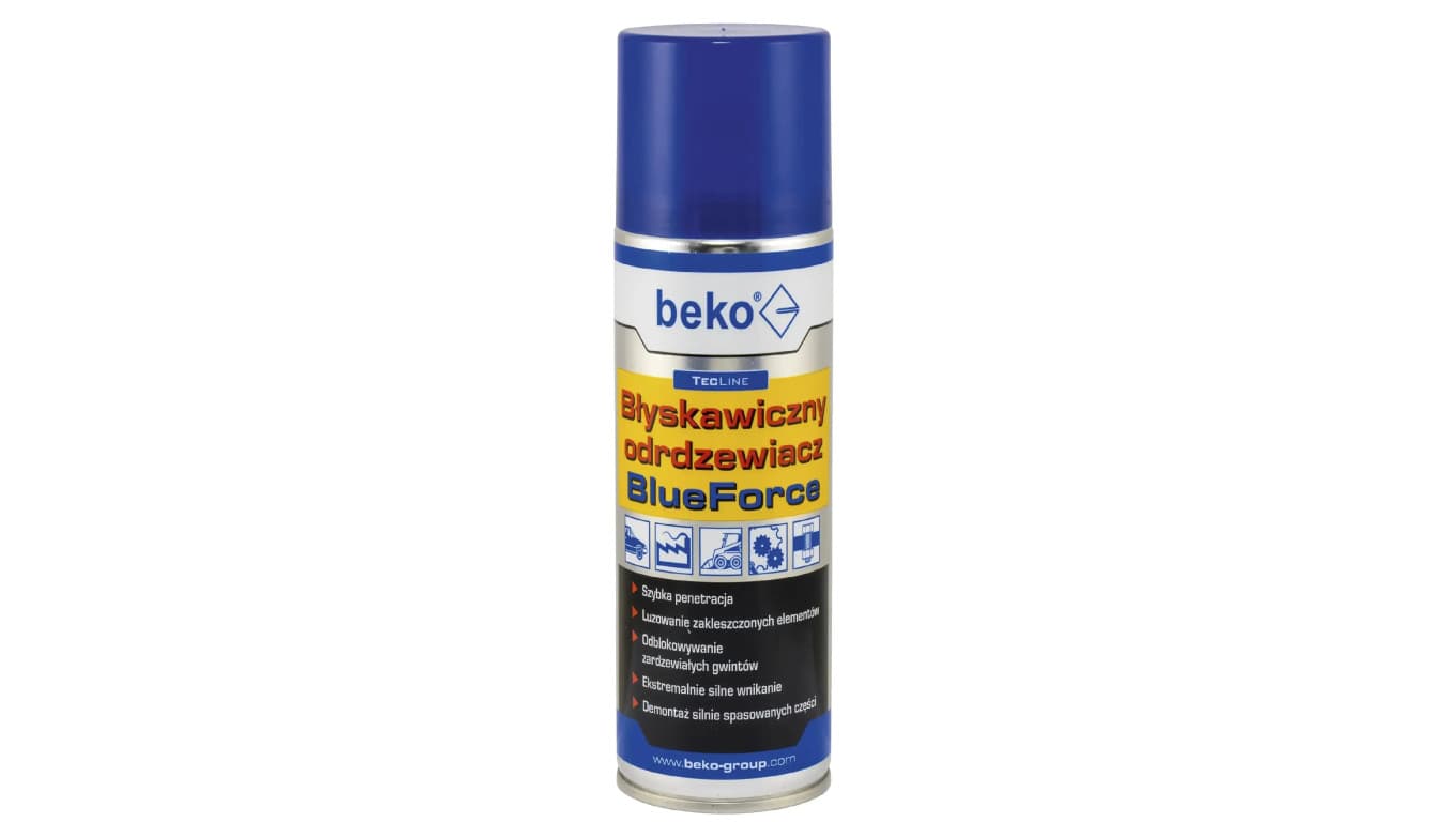Odrdzewiacz olej penetrujący w sprayu do metalu beko blueforce 400ml