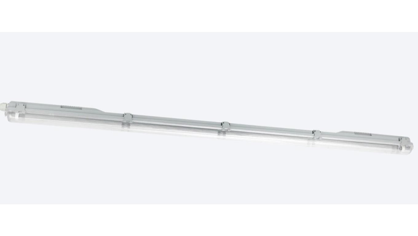 Oprawa hermetyczna na 2 świetlówki VANTA 2xT8 LED IP65 120cm szara pusta 3 lata gwar.