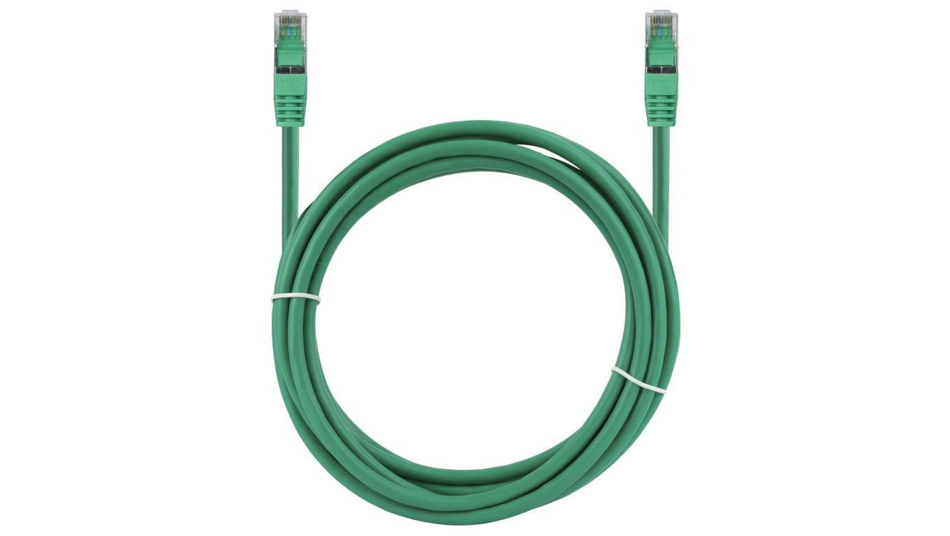 Patchcord S/FTP kat.6A PiMF kabel sieciowy LAN 2x RJ45 linka LSOH zielony 7m NEKU