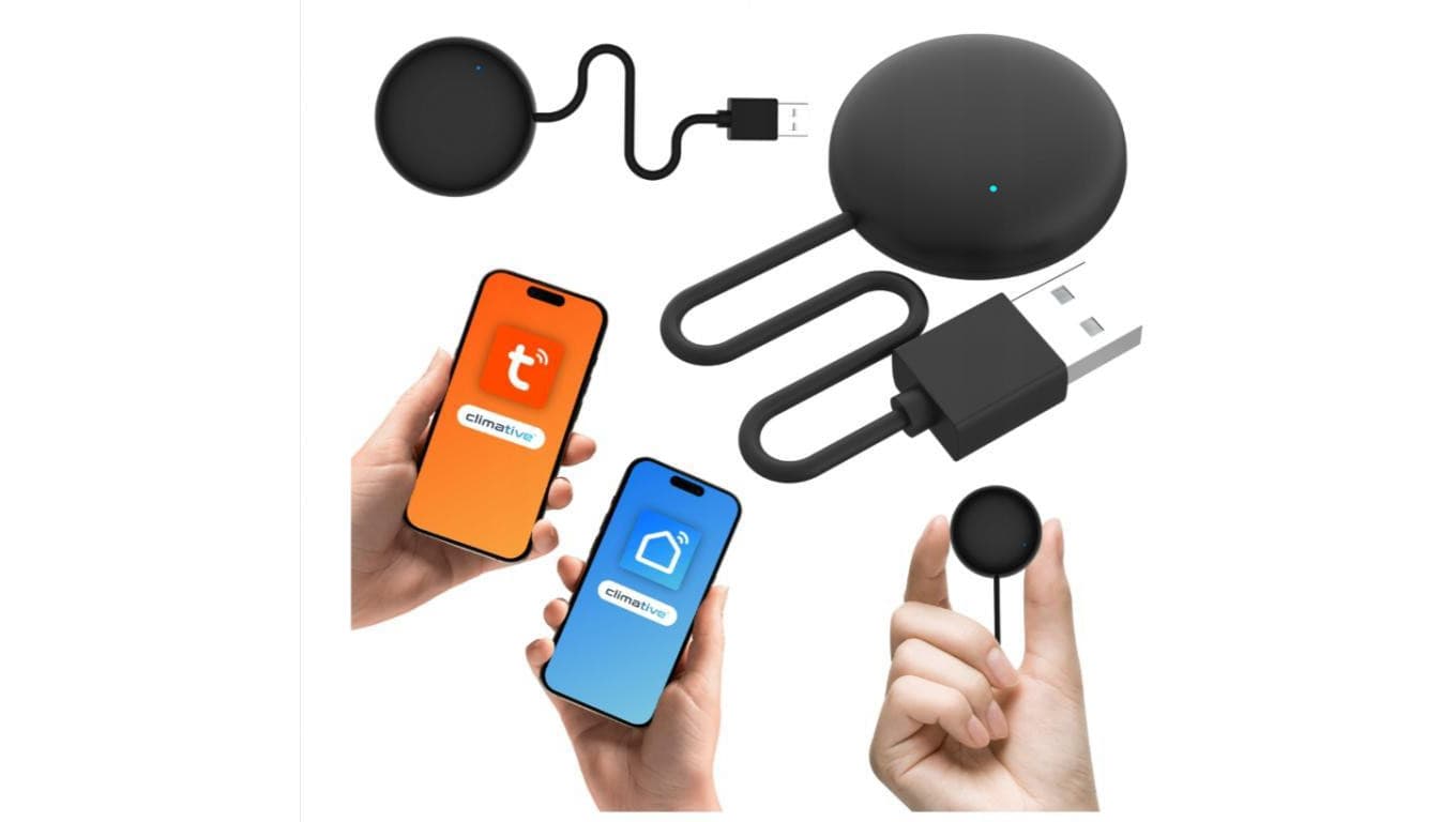 Pilot IR Tuya Smart Life WiFi sterownik IR do klimatyzacji S18 zasięg 12 m