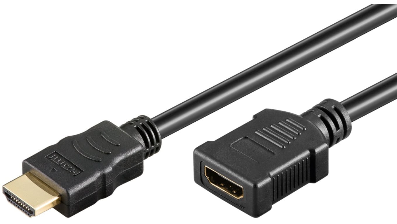 Przedłużacz HDMI™ o dużej szybkości transmisji z Ethernet - Długość kabla 0.5 m
