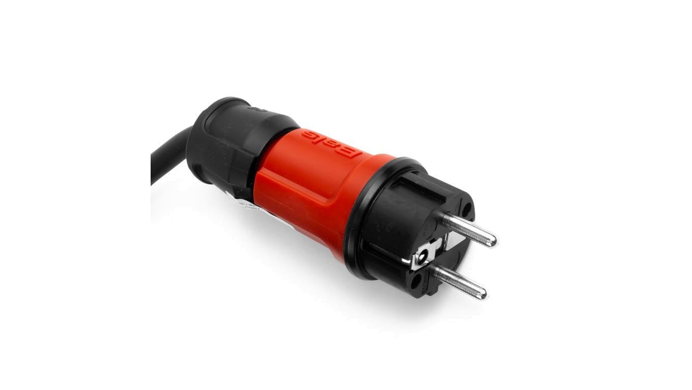 Przedłużacz elektryczny Kabel zasilający budowlany gumowy OnPD 3x1,5mm2 (wtyk / 4 gniazda) 16A IP44 czarny 15m Doktorvolt