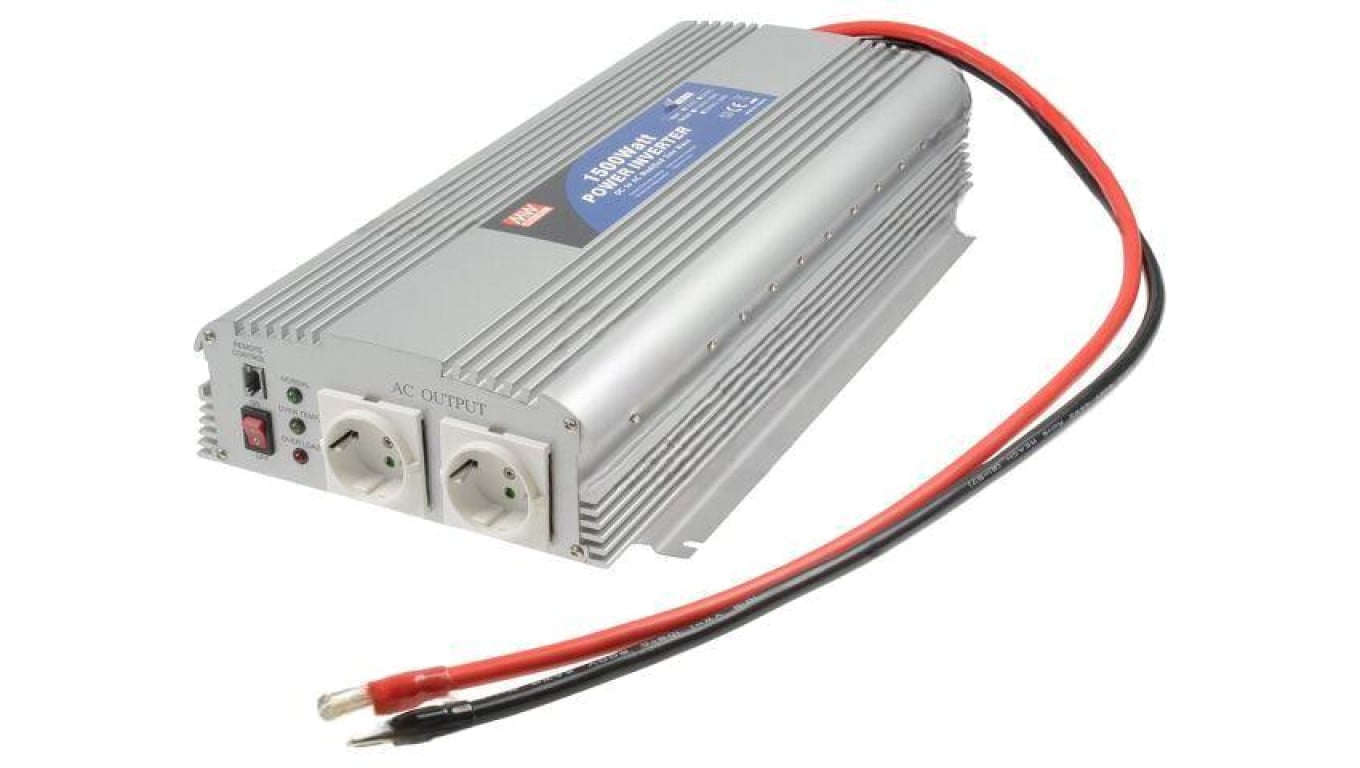 Przetwornica DC/AC, 1500W, Uwej: 10...15 VDC, Uwyj: 230 VAC A301-1K7-F3