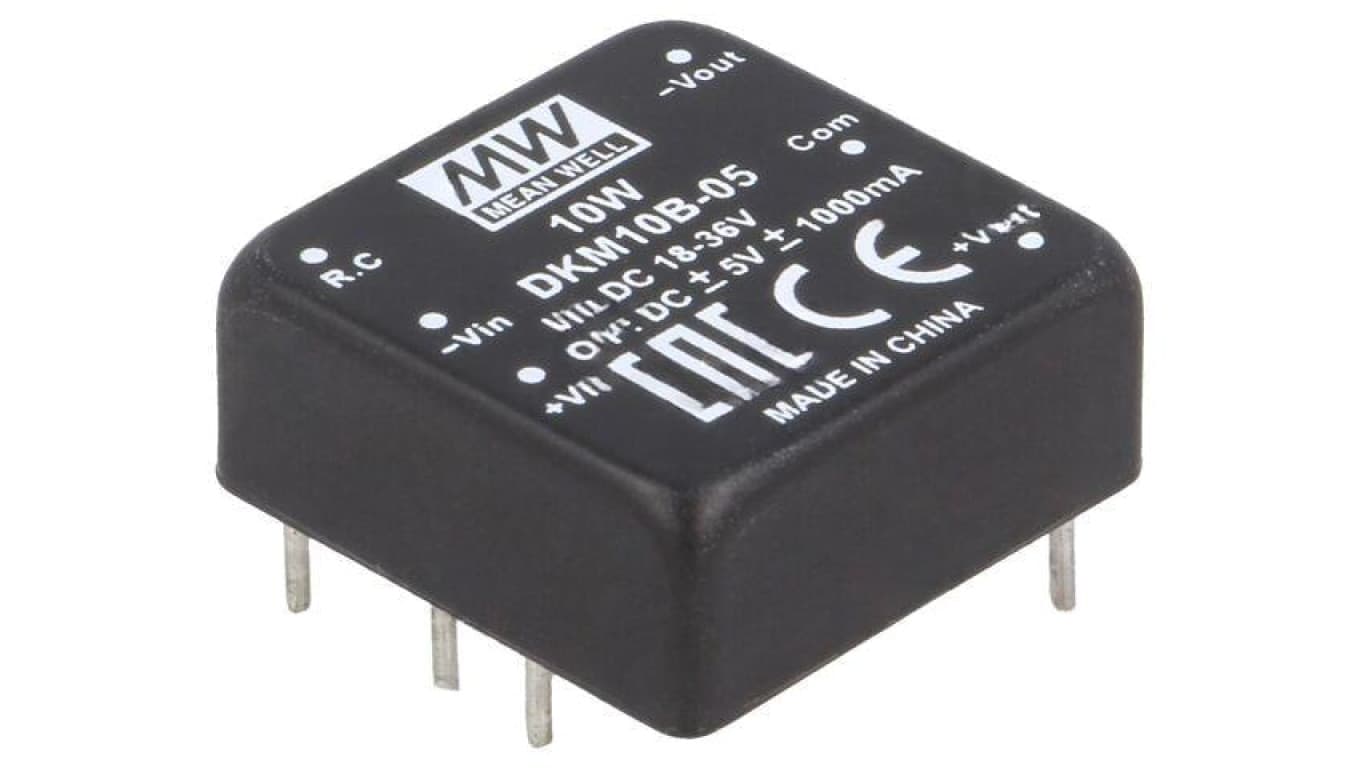 Przetwornica DC/DC, 10W, Uwej: 18...36 VDC, Uwyj: 5 VDC DKM10B-05