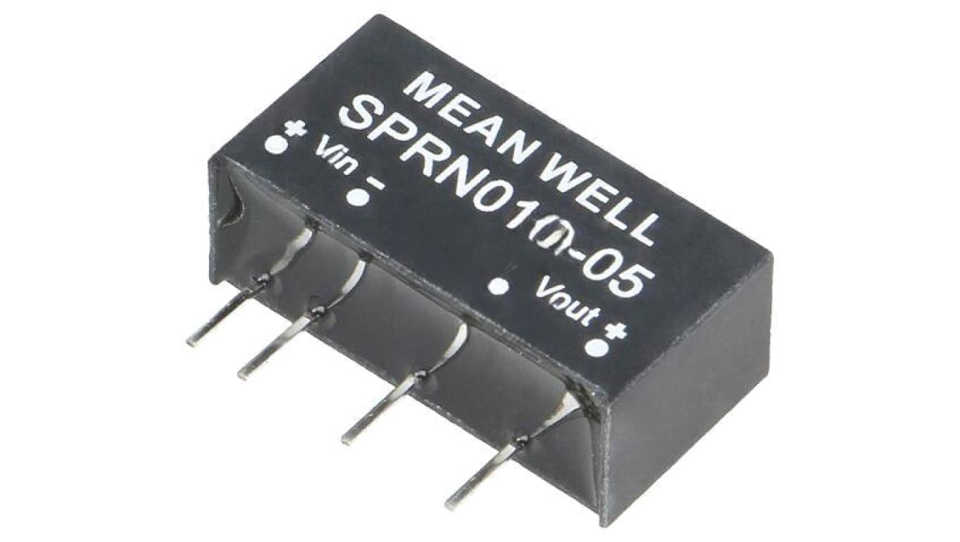 Przetwornica DC/DC, 1W, Uwej: 45,6...52,8 VDC, Uwyj: 5 VDC SPRN01O-05
