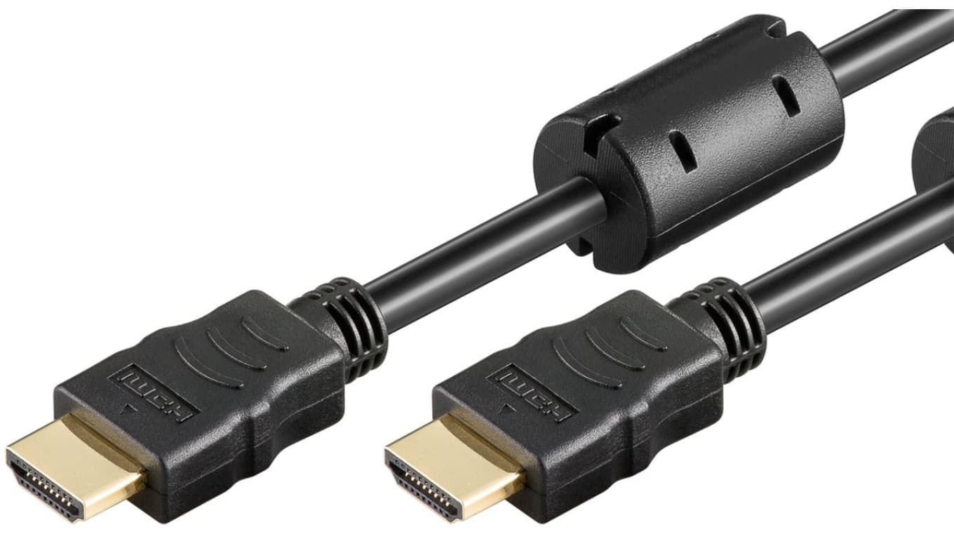 Przewód HDMI/™ o dużej szybkości transmisji z Ethernetem (ferrytem) - Długość kabla 3 m