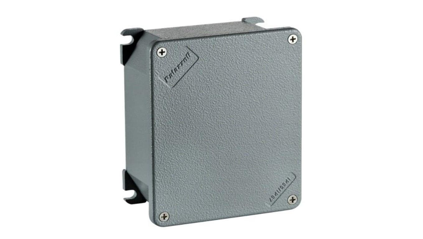 Puszka instalacyjna natynkowa aluminiowa UNIBOX B11 115x140x61mm hermetyczna IP66 Palazzoli