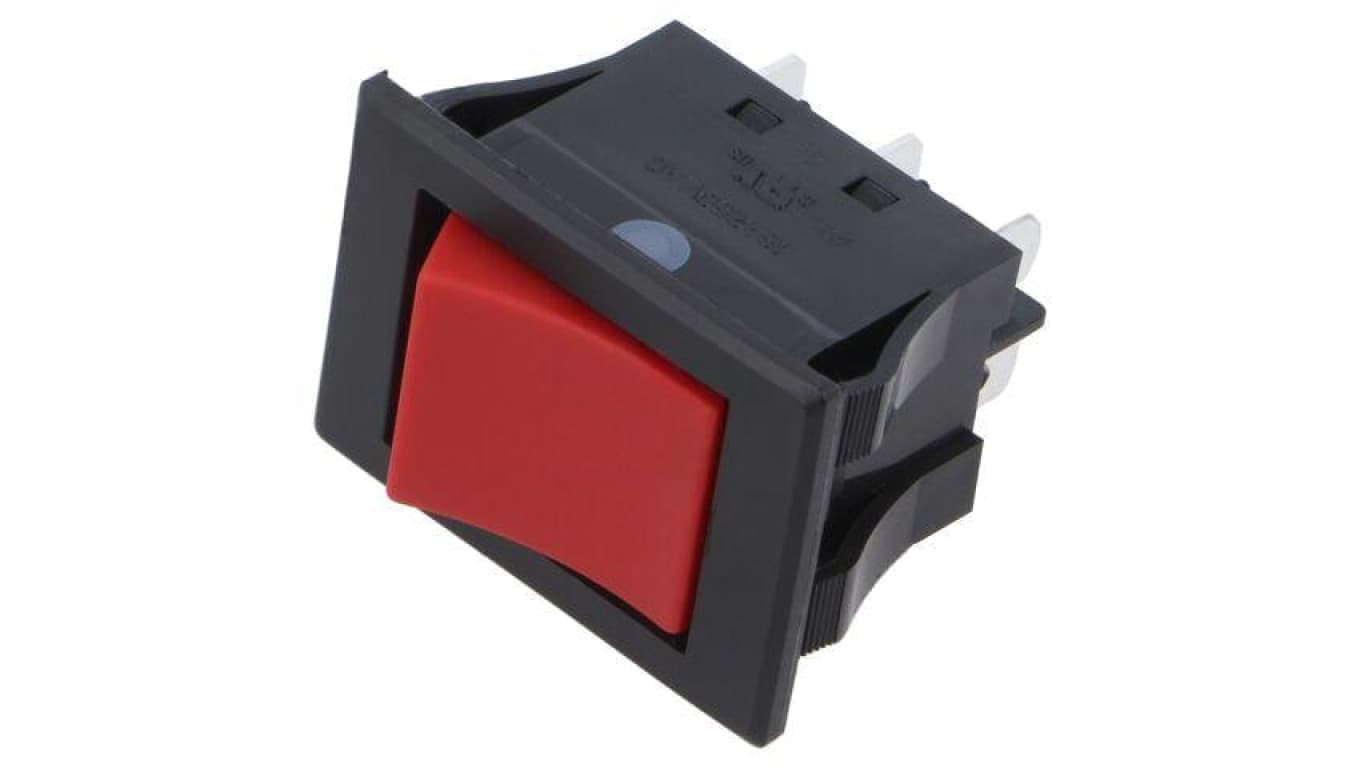 ROCKER DPDT Ilość Pozycji: 2 ON-ON 16A/250VAC 5A/72VDC IP67 JWLW22RCA