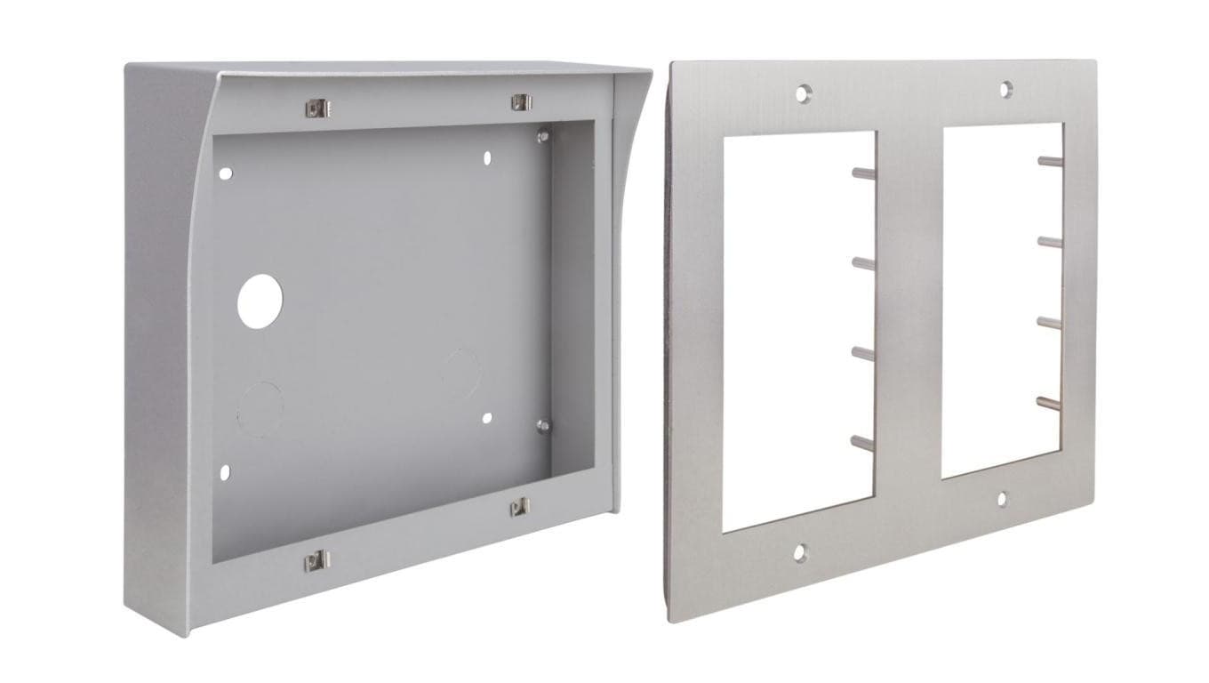 Ramka poczwórna do montażu modułów systemu DUO MULTI D1510-4N n/t