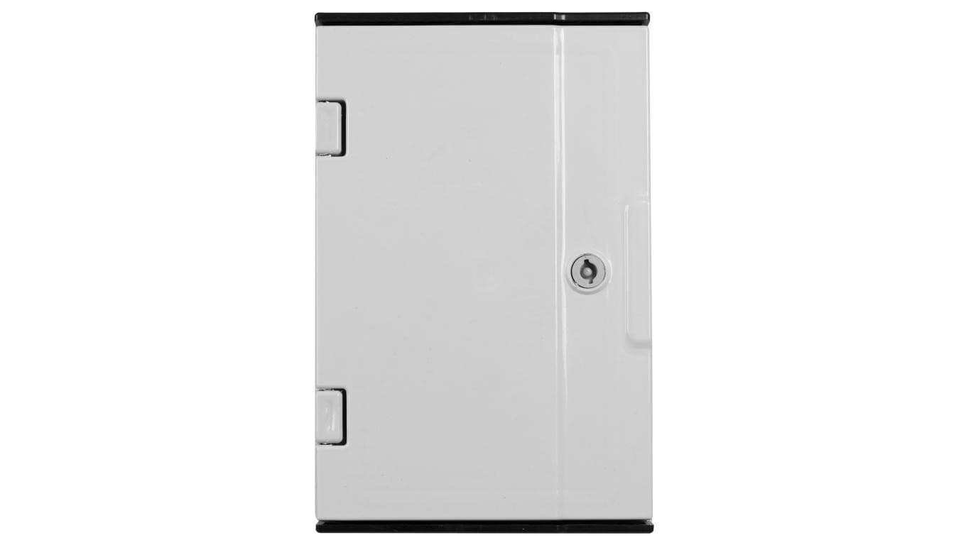 Rozdzielnica hermetyczna natynkowa 2x4 moduły IP65 ABS (400V) 200x300x150mm szara z pełnymi drzwiami NEKU
