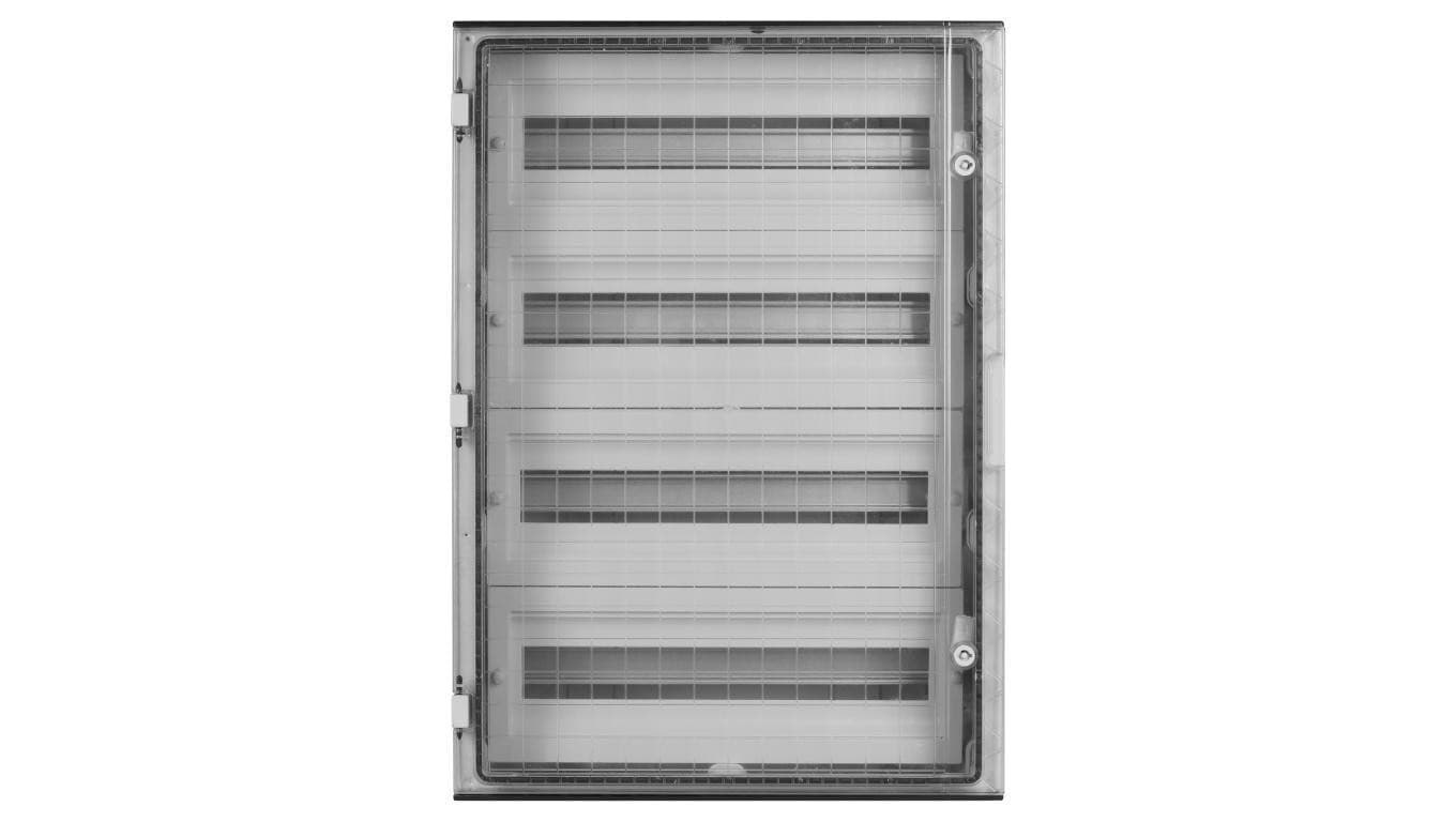 Rozdzielnica hermetyczna natynkowa 4x21 modułów IP65 ABS (400V) 500x700x250mm szara z przezroczystymi drzwiami NEKU