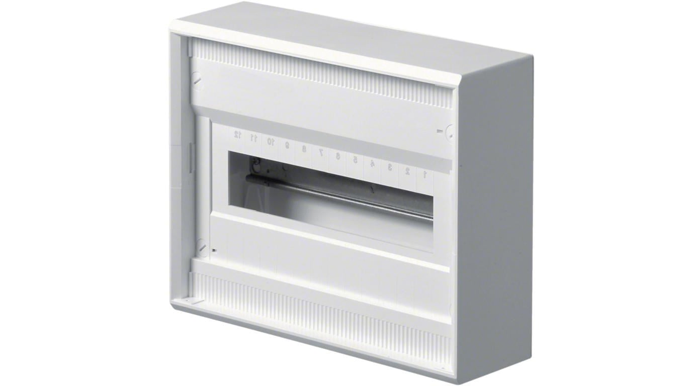 Rozdzielnica natynkowa VOLTA 1x12 modułów QuickConnect IP30 245x305x96,5mm bez drzwi HAGER