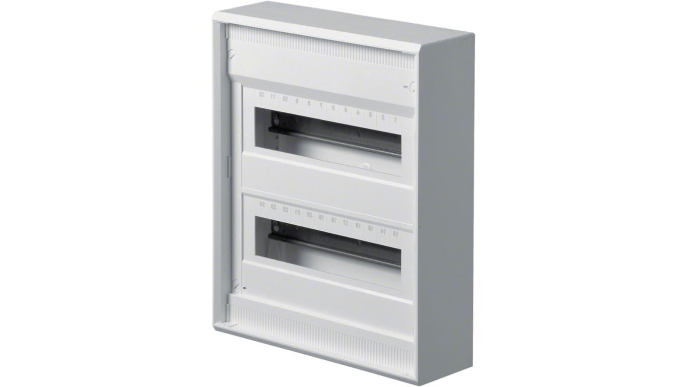 Rozdzielnica natynkowa VOLTA 2x12 modułów QuickConnect IP30 370x305x96,5mm bez drzwi HAGER