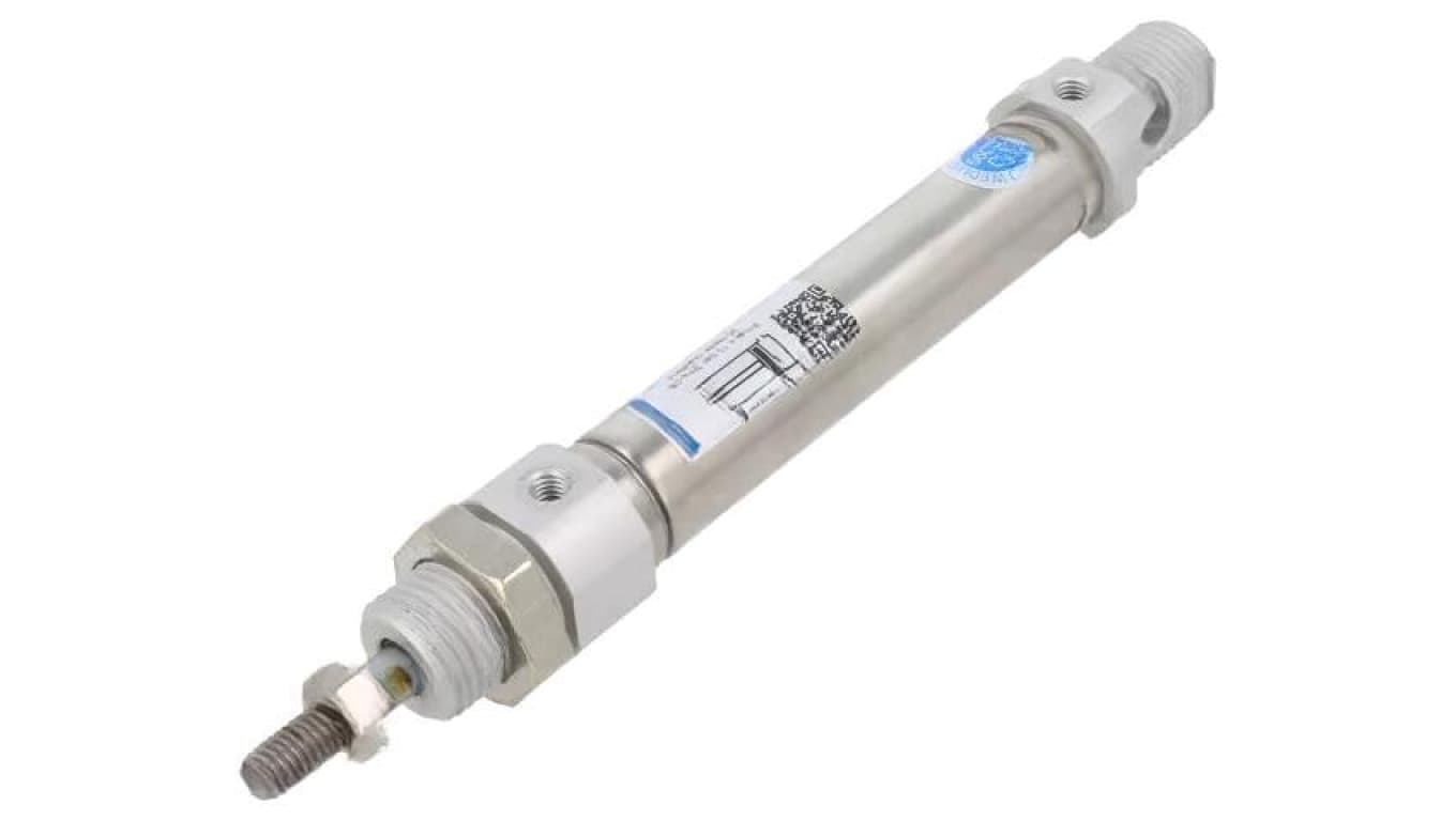 Siłownik okrągły Śr.tłoka: 16mm Skok tłoka: 50mm 1÷10bar FDNM016.0050